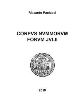 portada Corpus nummorum forum julii (en Italiano)