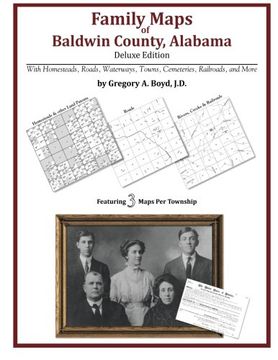 portada Family Maps of Baldwin County, Alabama, Deluxe Edition (en Inglés)