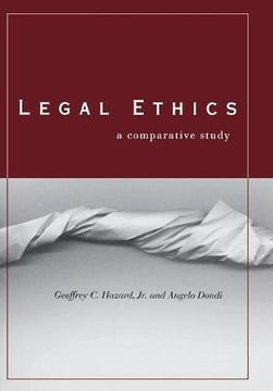 portada Legal Ethics: A Comparative Study (en Inglés)