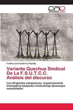 portada Variante Quechua Sindical de la F. Si U. T. C. C. Análisis del Discurso
