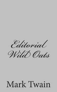 portada Editorial Wild Oats (en Inglés)