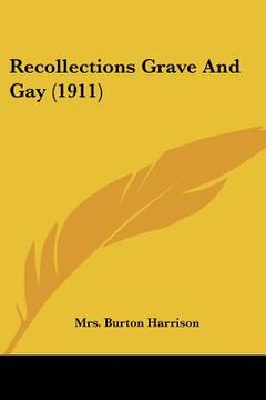 portada recollections grave and gay (1911)
