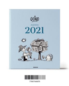 portada Agenda 2021 Quino [Tapa Azul Claro] [Dos Hojas por Semana]