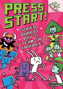 portada Super Rabbit boy s Team-Up Trouble! A Branches Book: 10 (Scholastic Branches: Press Start! ) 