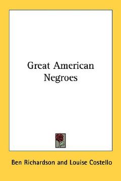 portada great american negroes (en Inglés)
