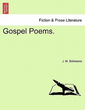 portada gospel poems. (in English)