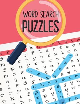 portada Word Search Puzzles: Easy-to-see Full Page Seek and Circle Word Searches, Brian game book for seniors in this Christmas Gift idea. (en Inglés)