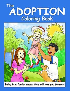 portada The Adoption Coloring Book: An Adoption Primer for Young Children (en Inglés)