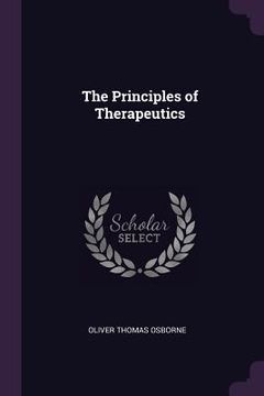 portada The Principles of Therapeutics (en Inglés)