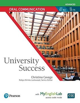 portada University Success Oral Communication Advanced, Student Book With Mylab English (in English)
