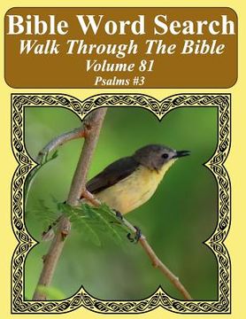 portada Bible Word Search Walk Through The Bible Volume 81: Psalms #3 Extra Large Print (en Inglés)
