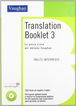 portada TRANSLATION BOOKLET 3: Intermedio Bajo (en Inglés)