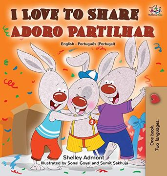 portada I Love to Share Adoro Partilhar: English Portuguese Bilingual Book -Portugal (English Portuguese Portugal Bilingual Collection) (in Portuguese)