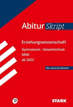 portada Stark Abiturskript - Erziehungswissenschaft - nrw ab 2023 (Stark-Verlag - Skripte) (en Alemán)