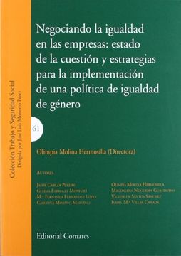 portada Negociando la Igualdad en las Empresas Estado Cuestion Estr (Trabajo y Seguridad Social) (in Spanish)