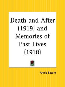 portada death and after and memories of past lives (en Inglés)