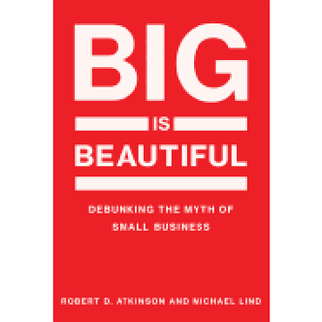 portada Big is Beautiful: Debunking the Myth of Small Business (The mit Press) (en Inglés)