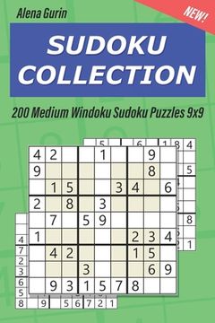 portada Sudoku Collection: 200 Medium Windoku Sudoku Puzzles 9x9 (in English)
