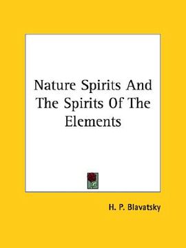 portada nature spirits and the spirits of the elements (in English)