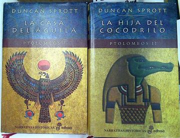 portada Ptolomeos i y ii la Casa del Águila la Hija del Cocodrilo (Obra Completa)