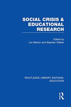 portada Social Crisis and Educational Research (Rle edu l)