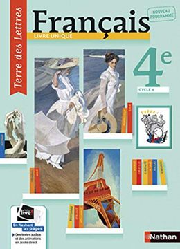 portada Terre des Lettres Français 4Ème - Manuel Élève - 2017 (en Francés)