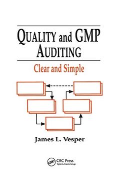 portada Quality and gmp Auditing: Clear and Simple (en Inglés)
