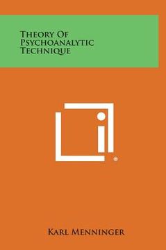 portada Theory of Psychoanalytic Technique (en Inglés)