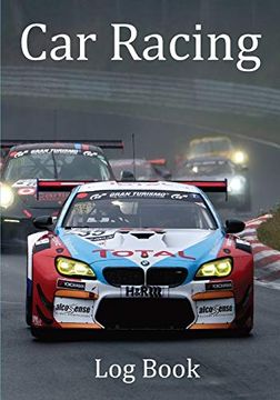 portada Car Racing log Book (en Inglés)