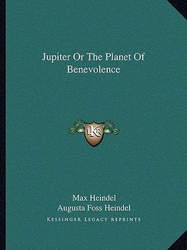 portada jupiter or the planet of benevolence (in English)