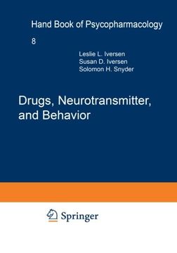 portada Drugs, Neurotransmitters, and Behavior (Handbook of Psychopharmacology) (Volume 8)