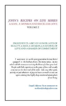 portada john's recipes on life series: a man, a woman, and reckless love - volume 2 (en Inglés)