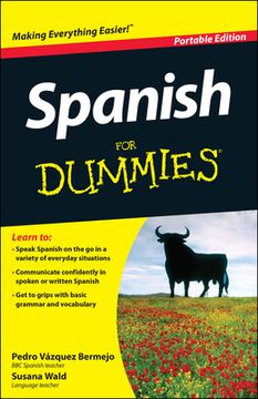 portada spanish for dummies, uk portable edition (in English)