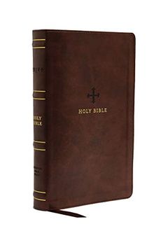 portada Nrsv, Catholic Bible, Standard Personal Size, Leathersoft, Brown, Comfort Print: Holy Bible (en Inglés)
