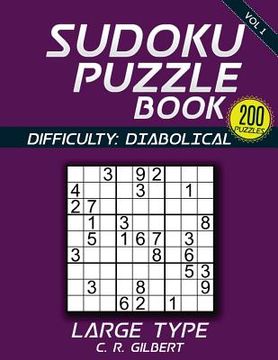 portada SUDOKU Puzzle Book - DIABOLICAL (en Inglés)