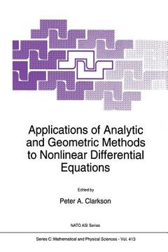 portada Applications of Analytic and Geometric Methods to Nonlinear Differential Equations