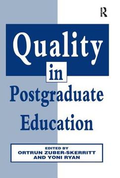 portada Quality in Postgraduate Education (in English)