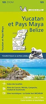 portada Yucatan et Pays Maya. Yucatan: Straßen- und Tourismuskarte 1: 700. 000: 142 (Carte Zoom) 