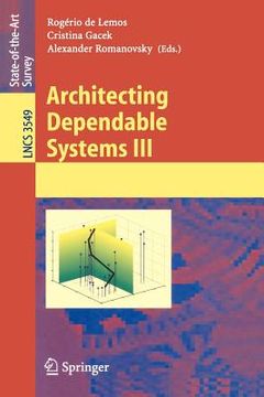 portada architecting dependable systems iii