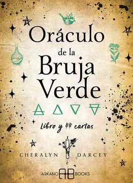 portada Oraculo de la Bruja Verde: Libro y 44 Cartas (in Spanish)
