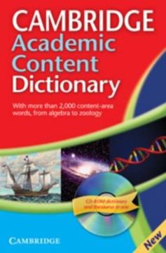 portada Cambridge Academic Content Dictionary Paperback With Cd-Rom (Dictionary & cd Rom) (en Inglés)