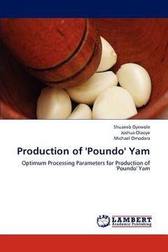 portada production of 'poundo' yam (in English)