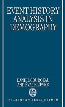 portada Event History Analysis in Demography (en Inglés)