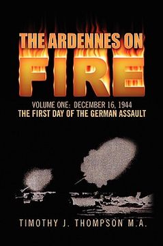 portada the ardennes on fire (in English)