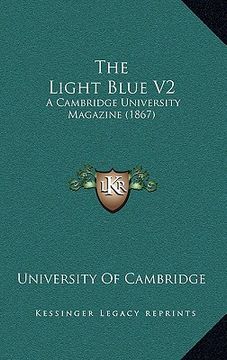 portada the light blue v2: a cambridge university magazine (1867) (in English)