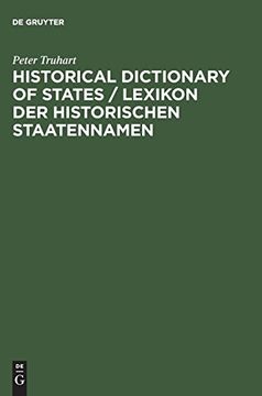 portada Historical Dictionary of States: States and State-Like Communities From Their Origins to the Present (en Inglés)