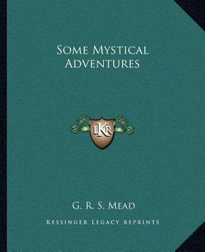 portada some mystical adventures (en Inglés)