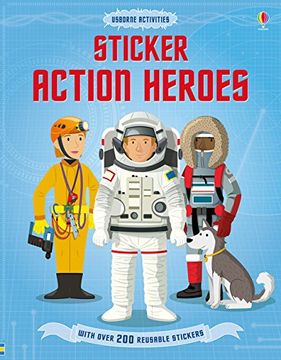 portada Action Heroes - Usborne Sticker Dressing **New Edition** (in English)