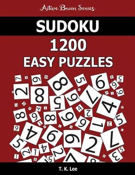 portada Sudoku: 1200 Easy Puzzles: To Keep Your Brain Active For Hours (en Inglés)