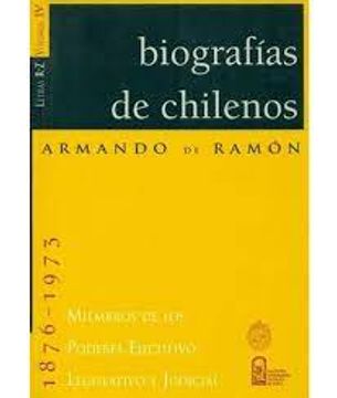 portada Biografias de Chilenos vol iv